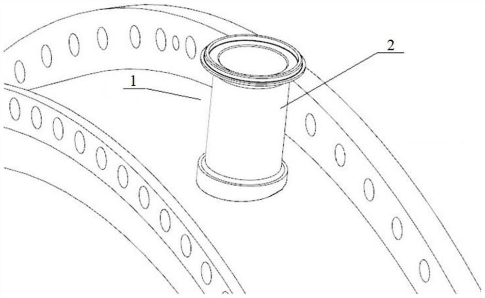 Gas collection and drainage structure for cooling inner cavity of stator blade