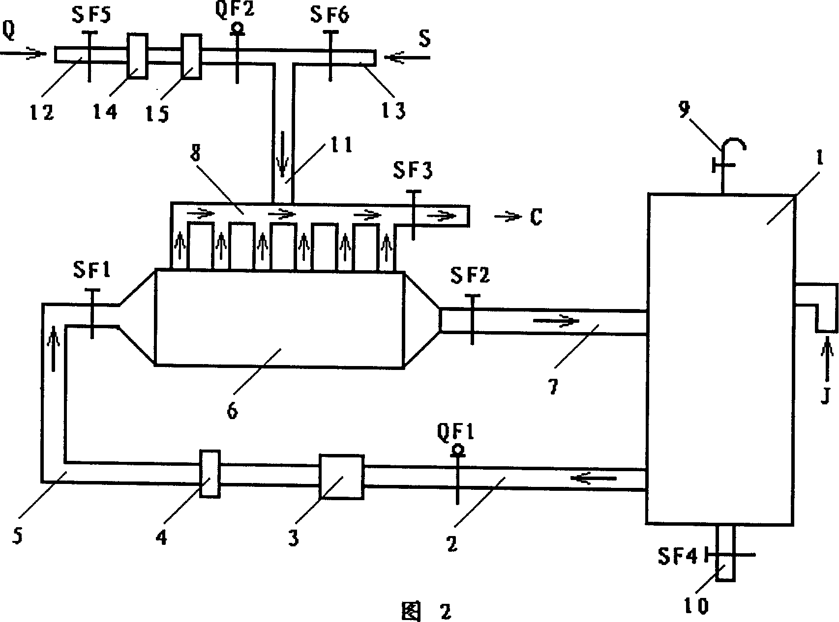 Clarification system through continuous microstraining intermdeiate water