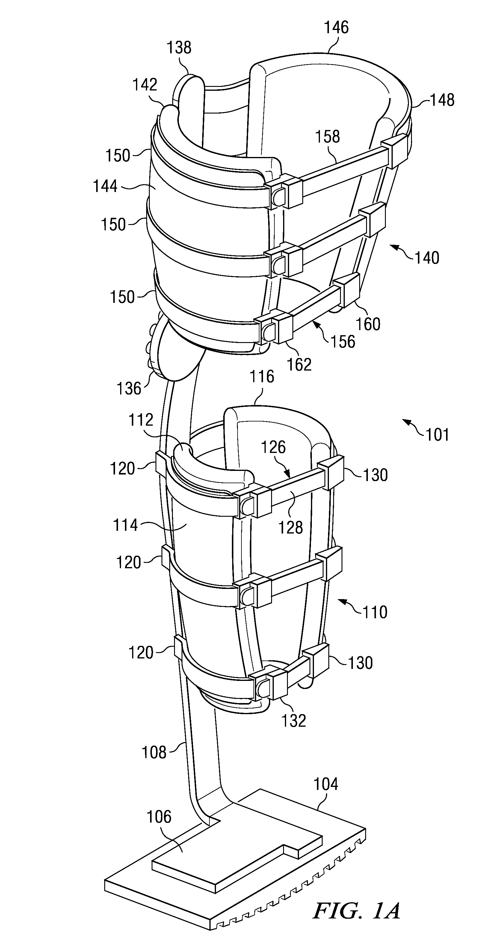 Weight-bearing lower extremity brace