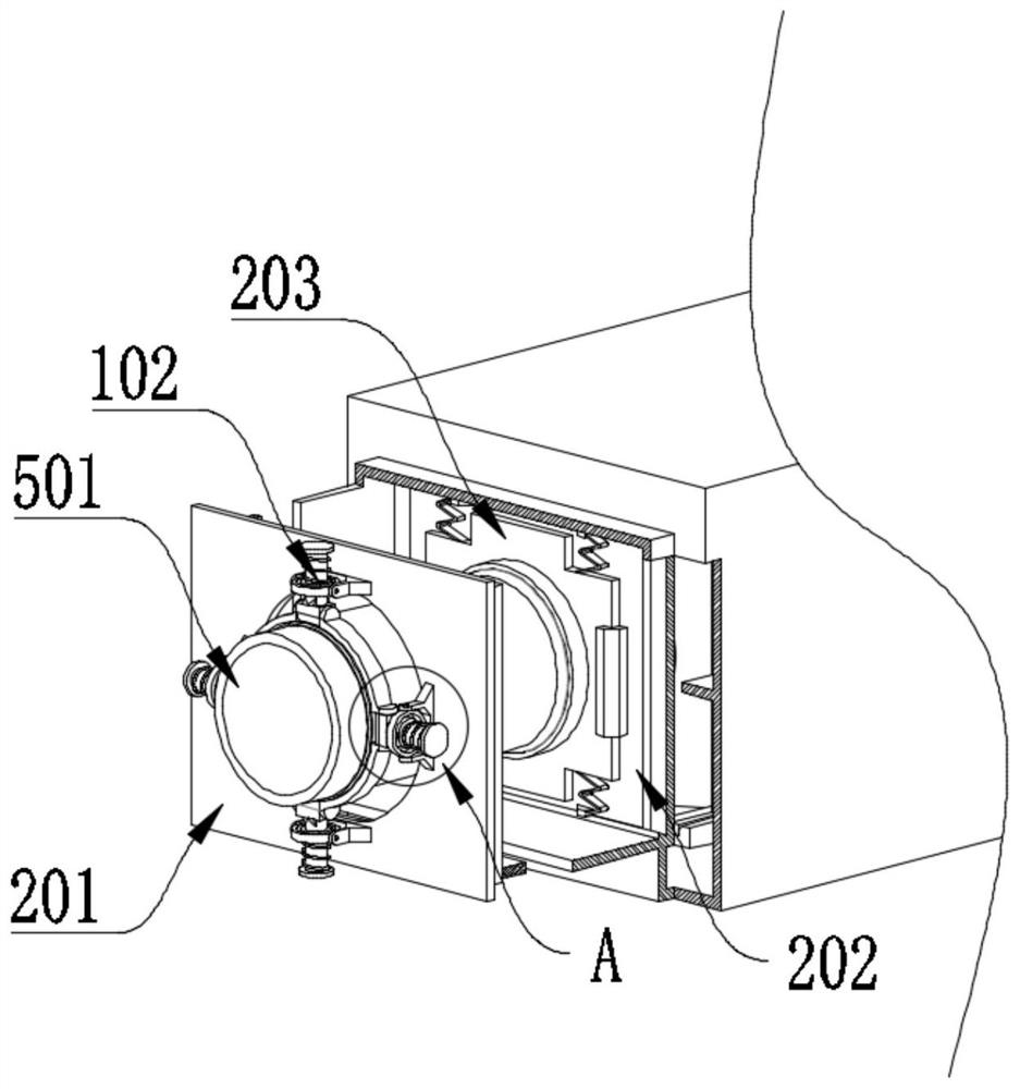 A muffler for heating, ventilation and air flow in construction engineering