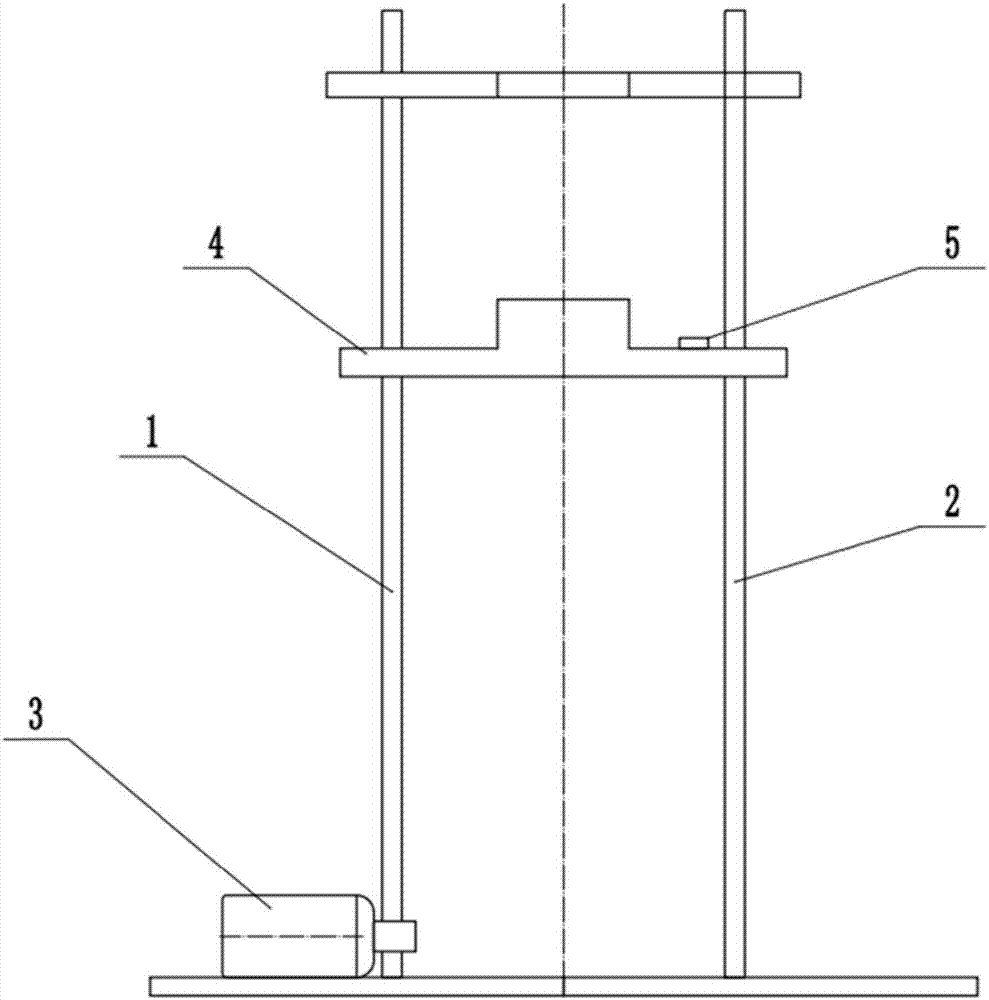 MOX batch sintering furnace synchronous lifting device