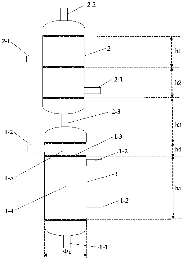 Heterogeneous catalytic gasification reactor for coal