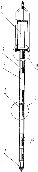 Multifunctional multi-channel detection rod for monitoring pore water pressure of seabed soil