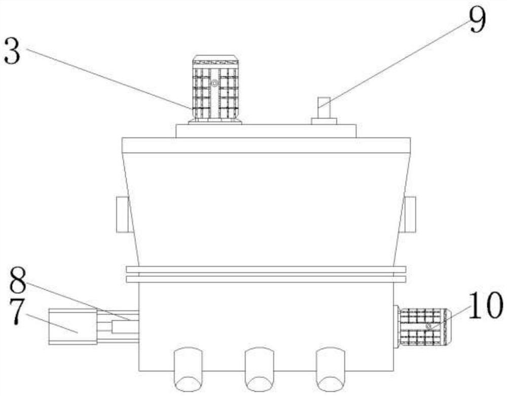 Quantitative fertilization device for agricultural production