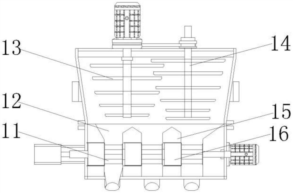 Quantitative fertilization device for agricultural production