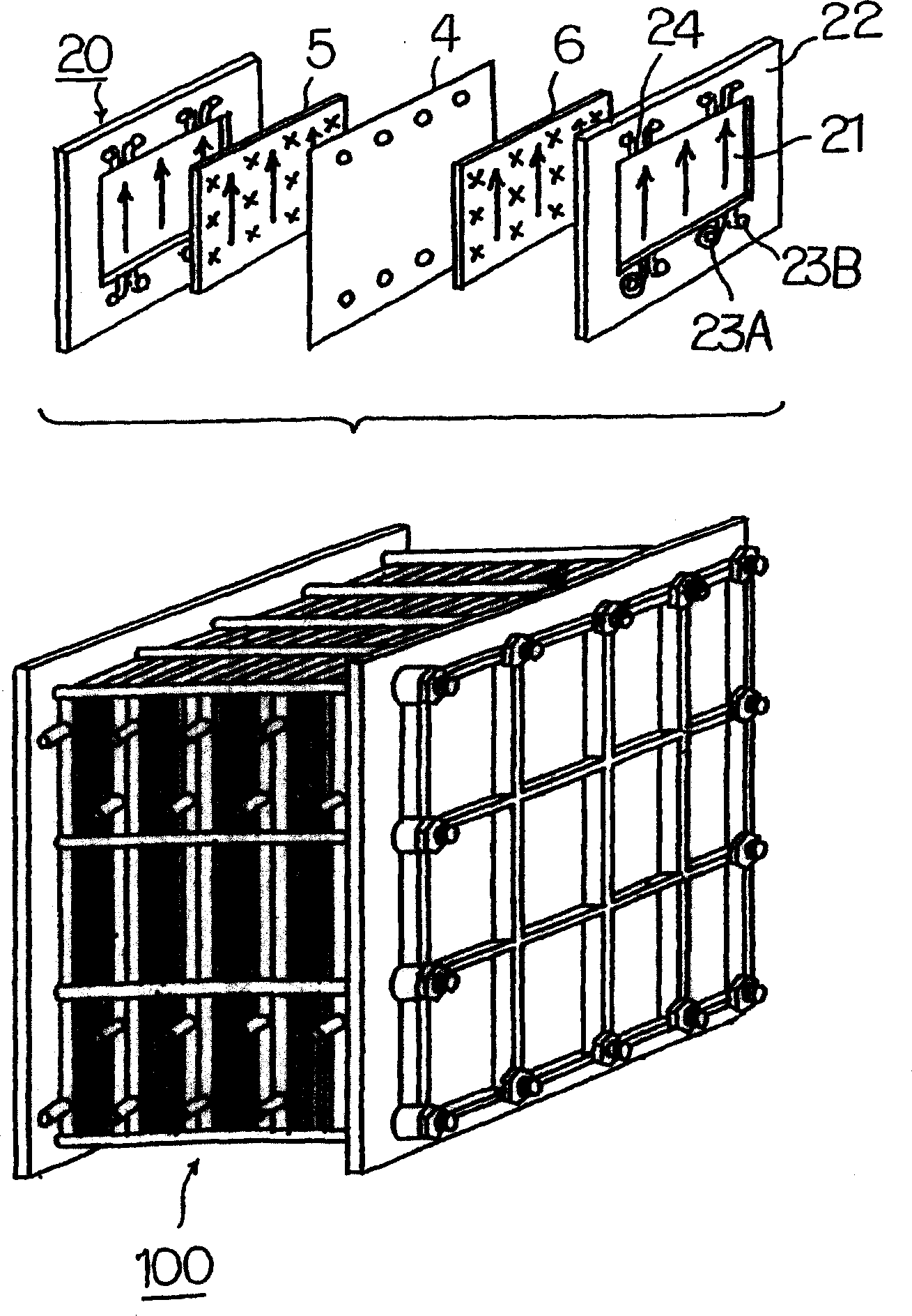 Redox-flow cell electrolyte and redox-flow cell