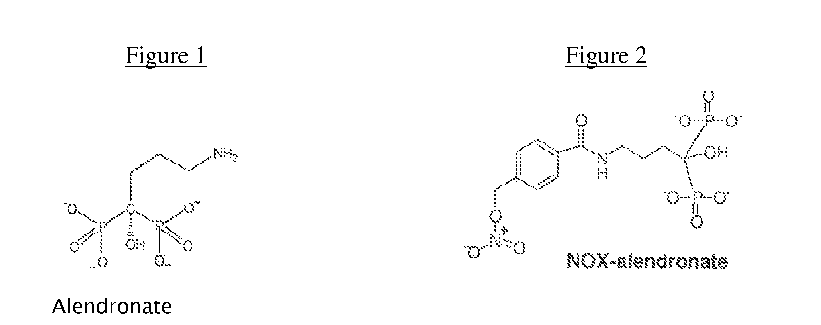 Methods and compositions for stimulating bone growth using nitric oxide releasing bisphosphonate conjugates (no-bisphosphonate)