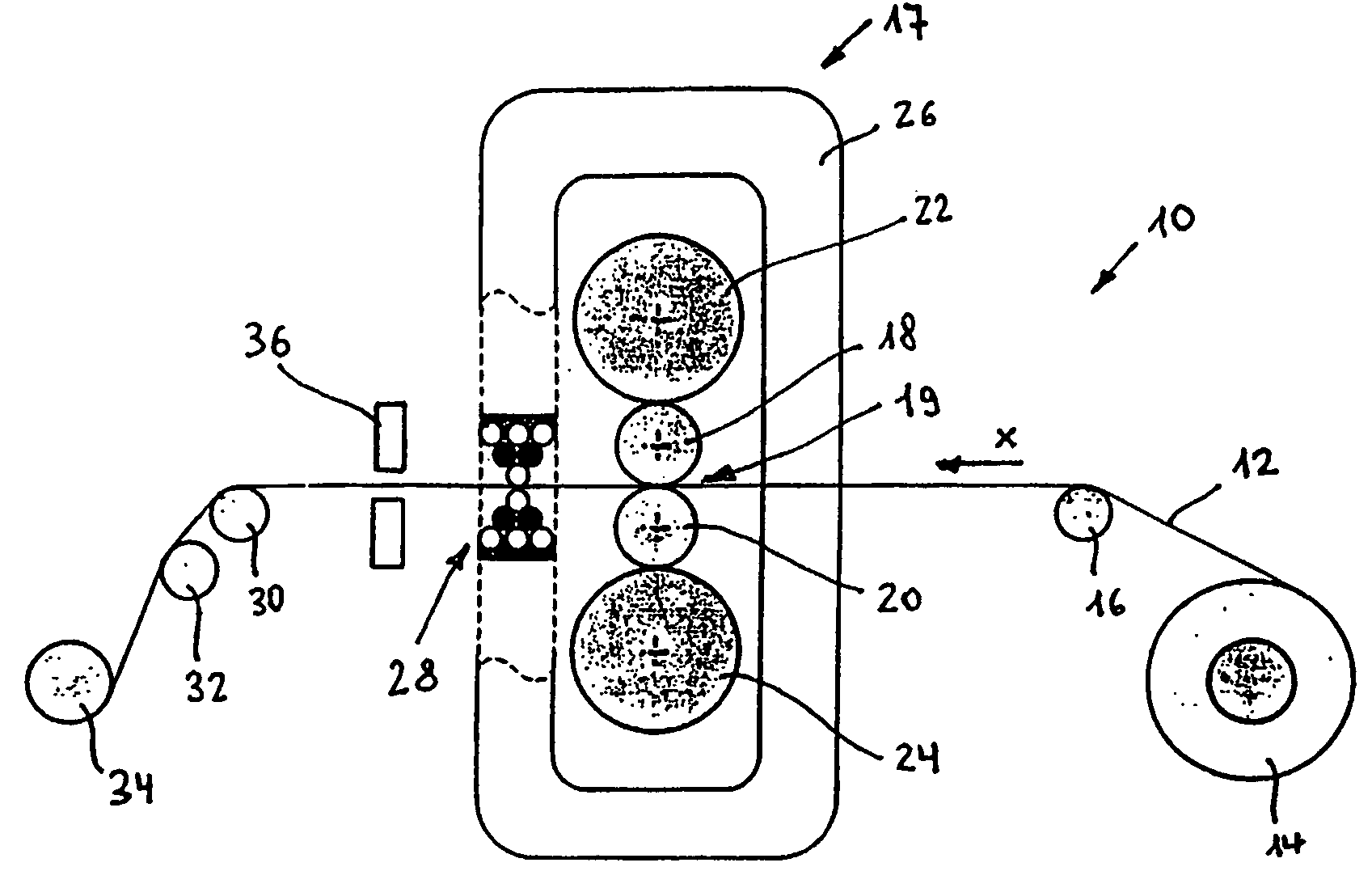 Method and installation for the production of an aluminum sheet with a textured surface