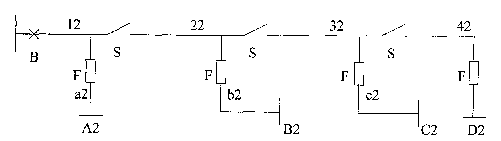 Reliability index calculating method of power distribution system based on successful flow