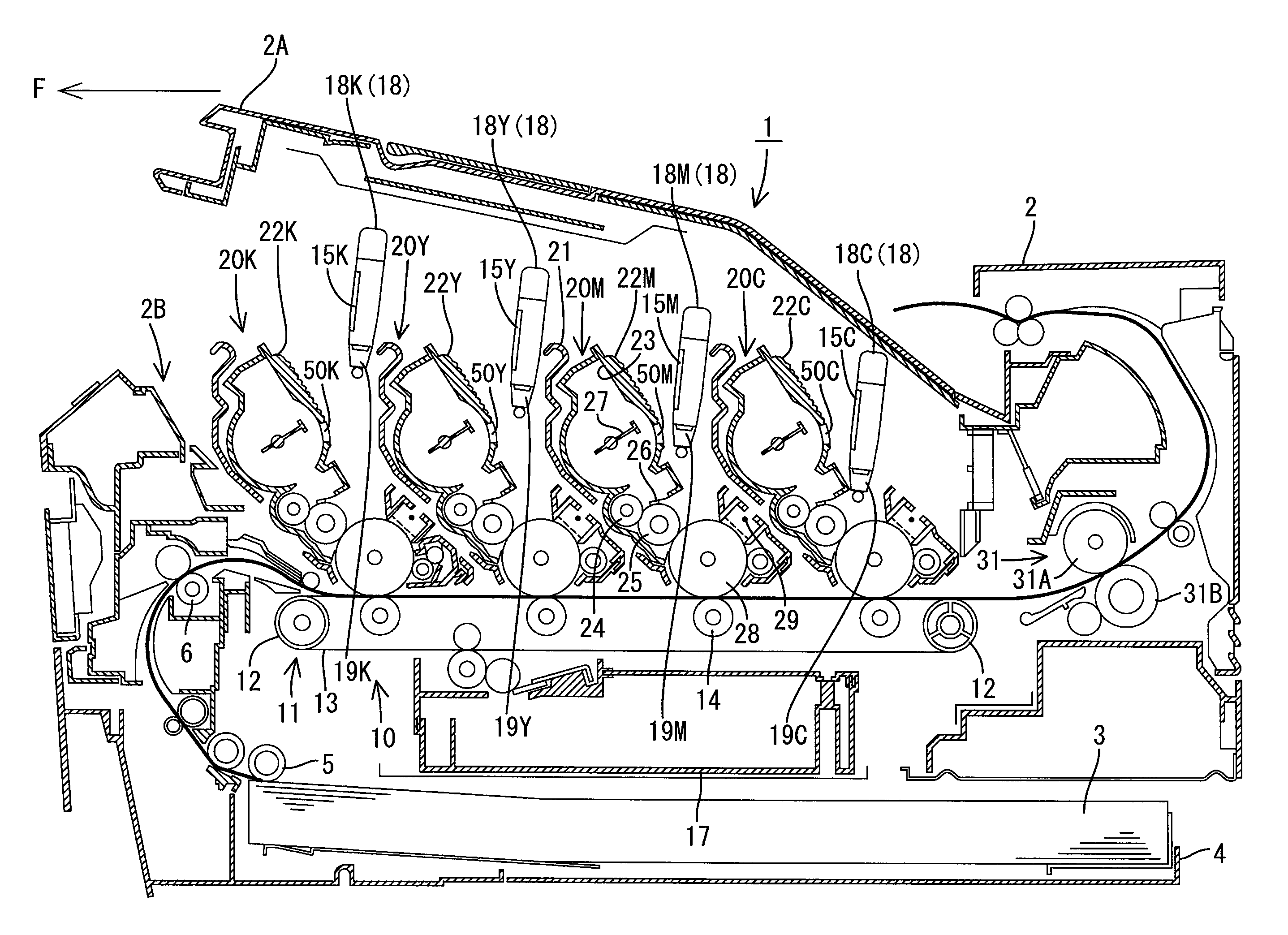 Image forming apparatus and development cartridge in which information stored on the development cartridge can be read by the image forming apparatus