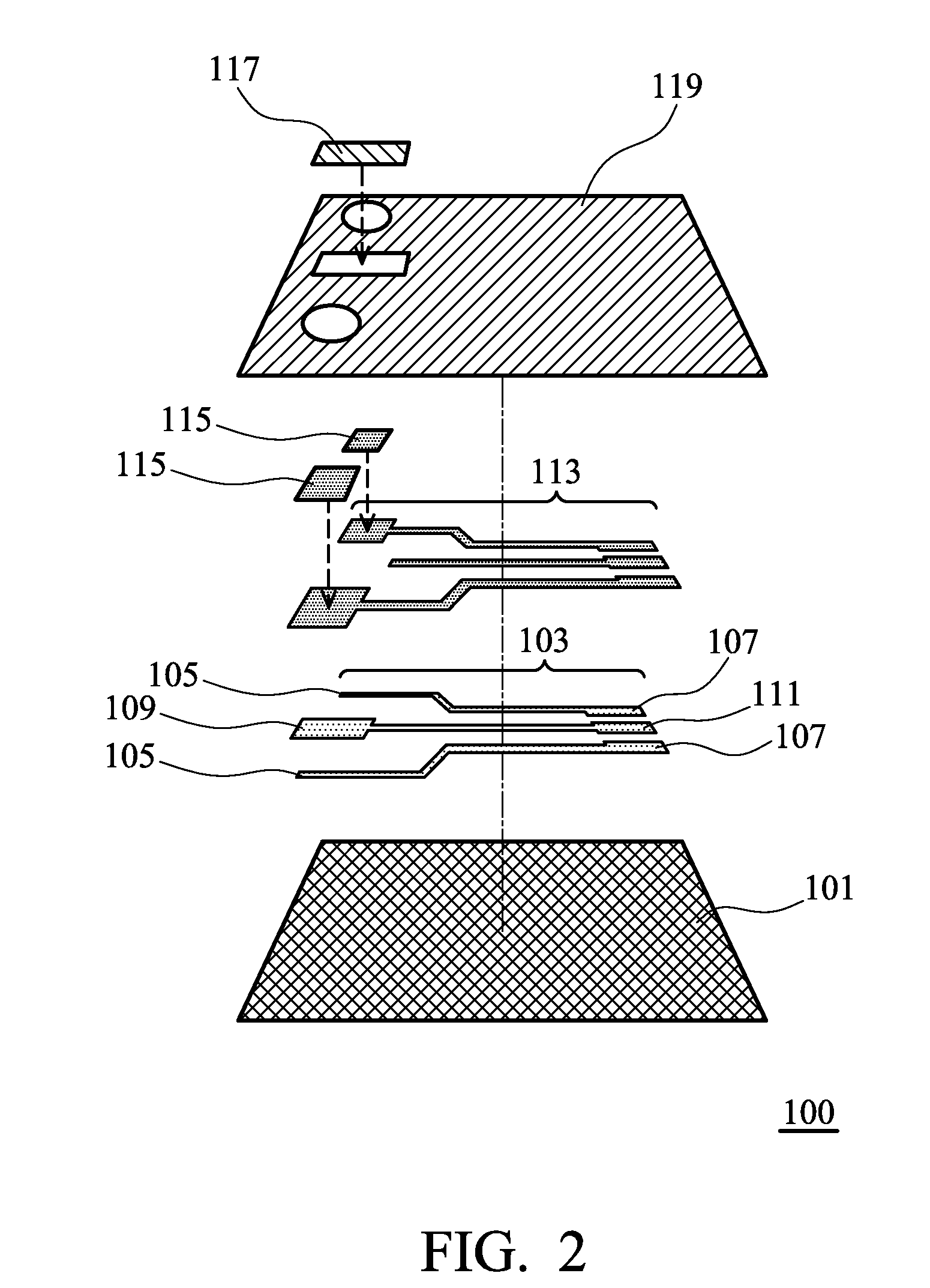 Separative extended gate field effect transistor based vitamin C sensor and forming method thereof