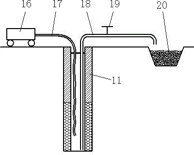 Construction method for super vacuum dewatering well and well tube structure used in construction method