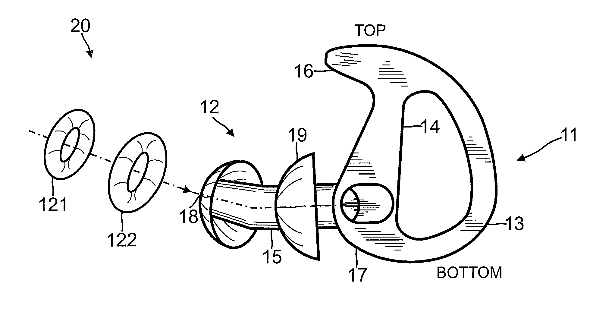 Variable fit ear insert