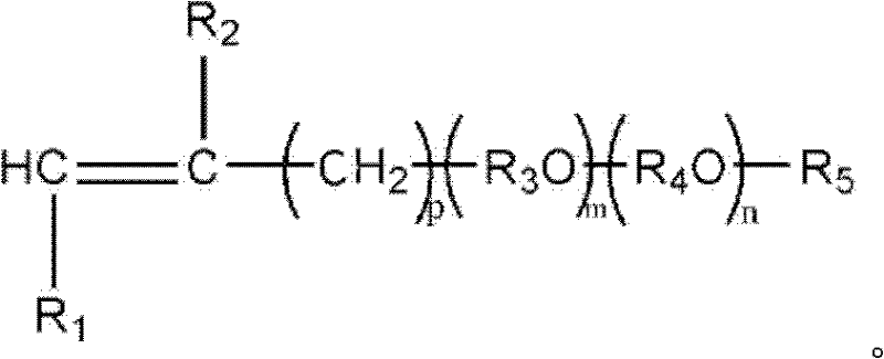 Low-dosage high-water-reduction type polycarboxylic acid water reducer and preparation method thereof