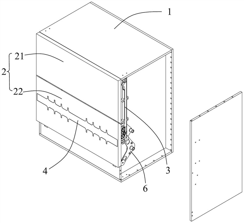 Door lock structure and electric appliance