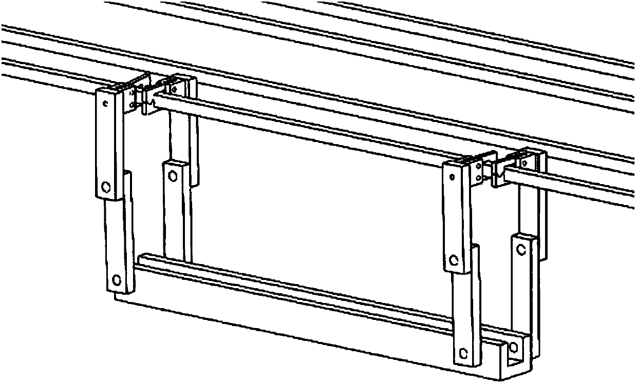 Mechanical structure and obstacle-surmounting method of humanoid climbing line inspection robot