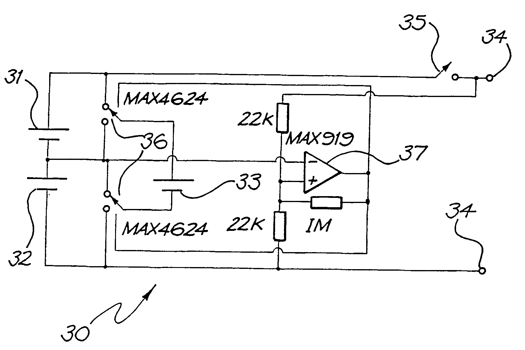 Power supply for a cochlear implant