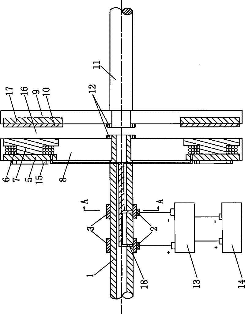 Electromagnetic speed-regulation driving system