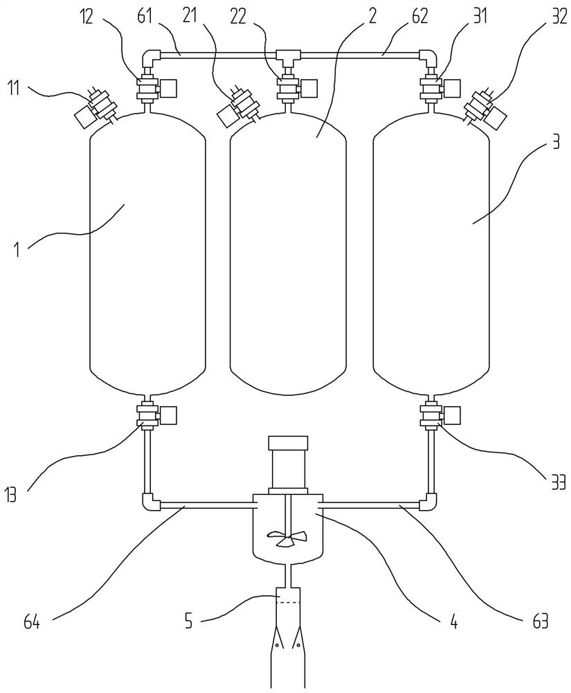 Airborne bi-component water-based fire extinguishing device for unmanned aerial vehicle