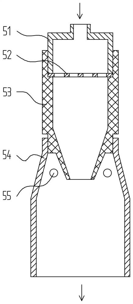 Airborne bi-component water-based fire extinguishing device for unmanned aerial vehicle