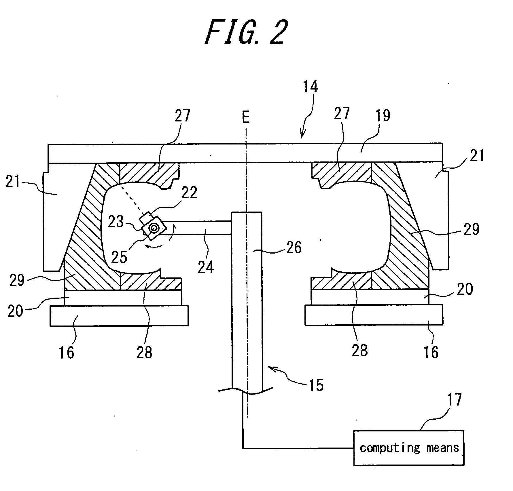 Device and method for generating reference geometric data for tire inspection