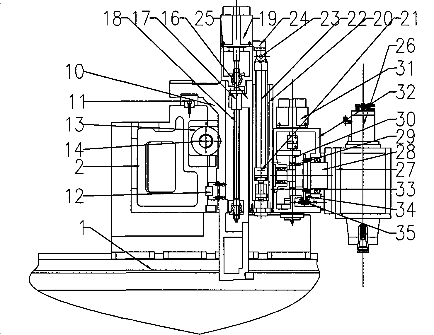 Irregular stone multifunctional composite processing center with double five-axle linkage system