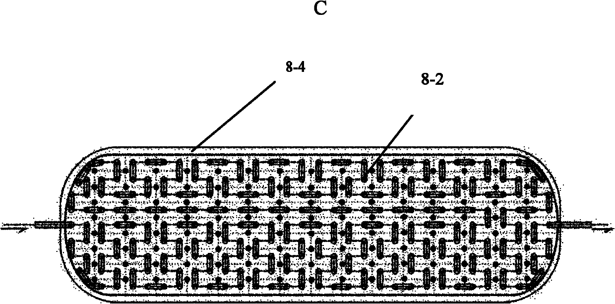 Vehicle-mounted methane freezing, liquefying and separating device