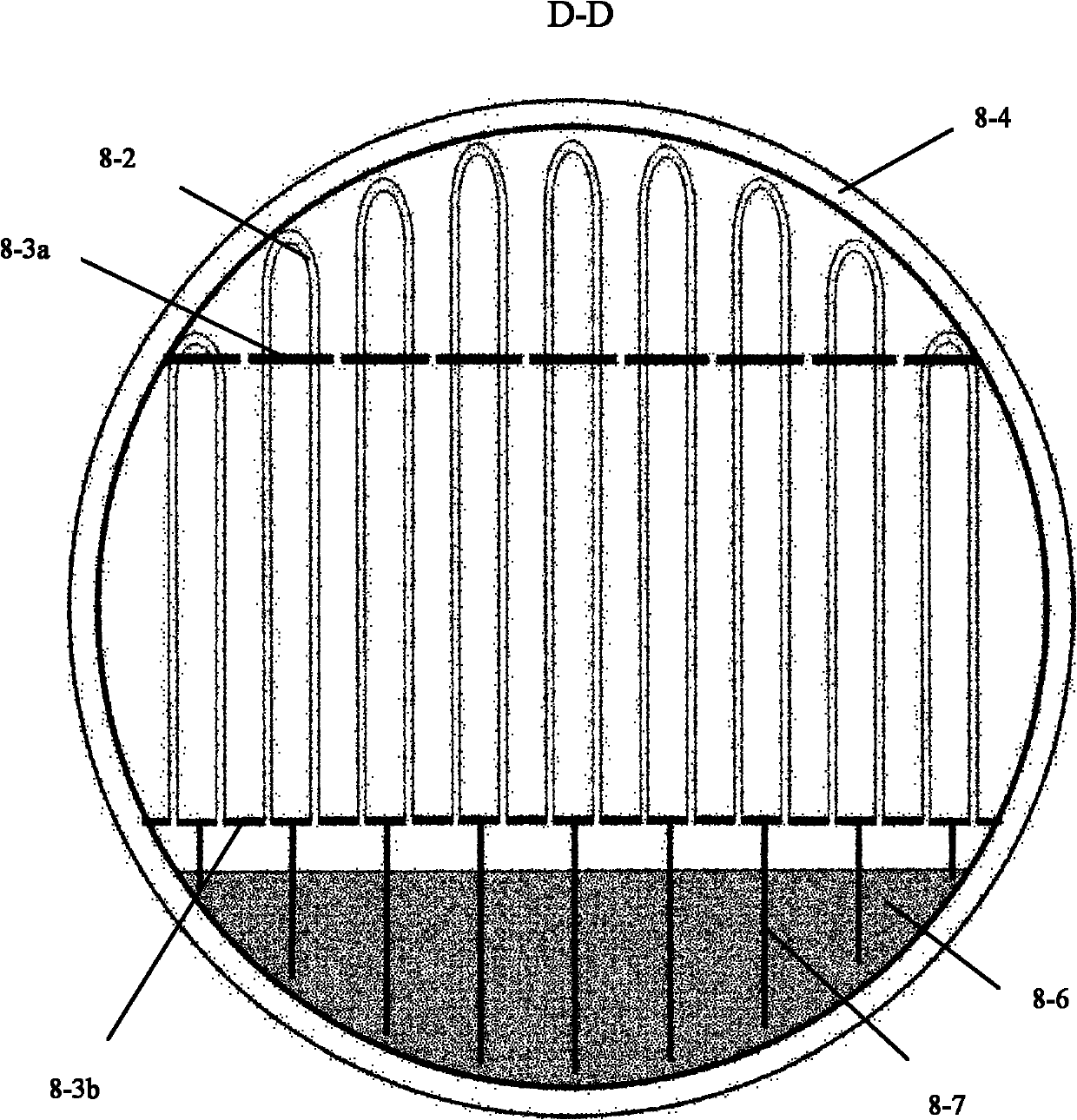 Vehicle-mounted methane freezing, liquefying and separating device