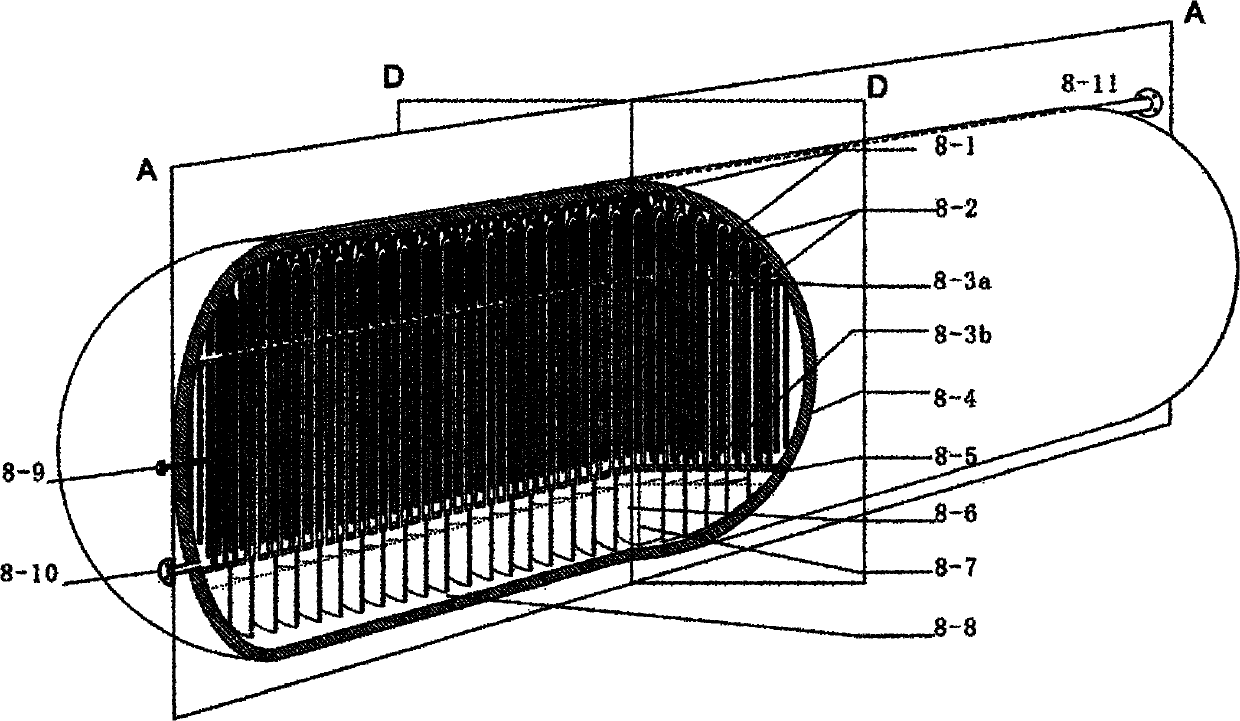 Vehicle-mounted methane freezing, liquefying and separating device