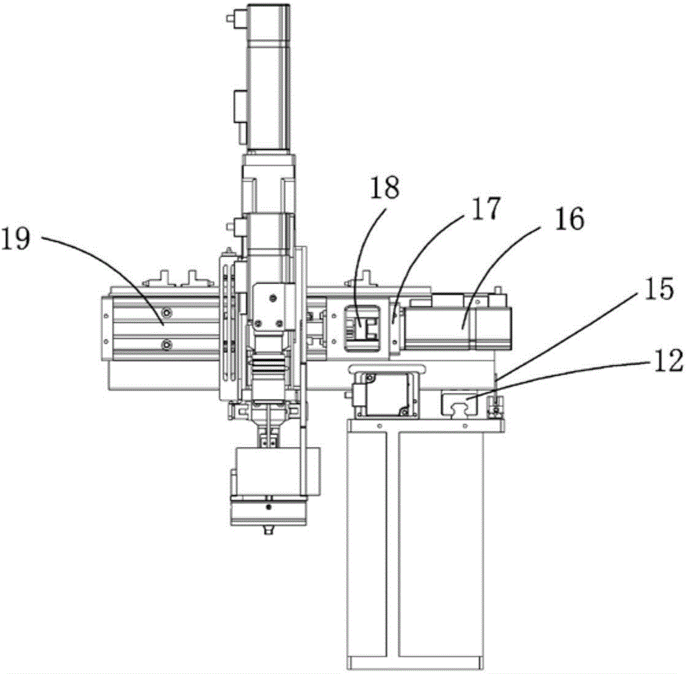 Four-axis direction-adjustable component mounting mechanism