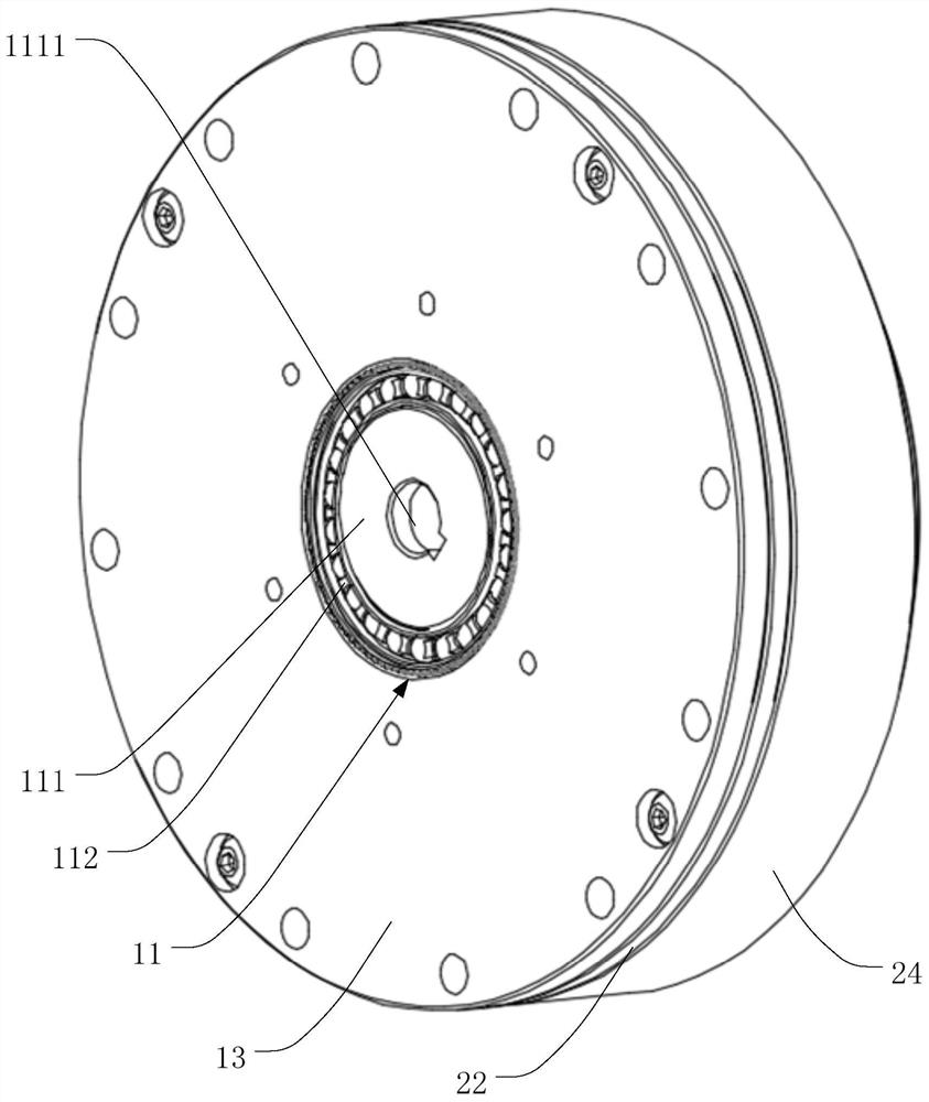 Two-stage harmonic speed reduction equipment