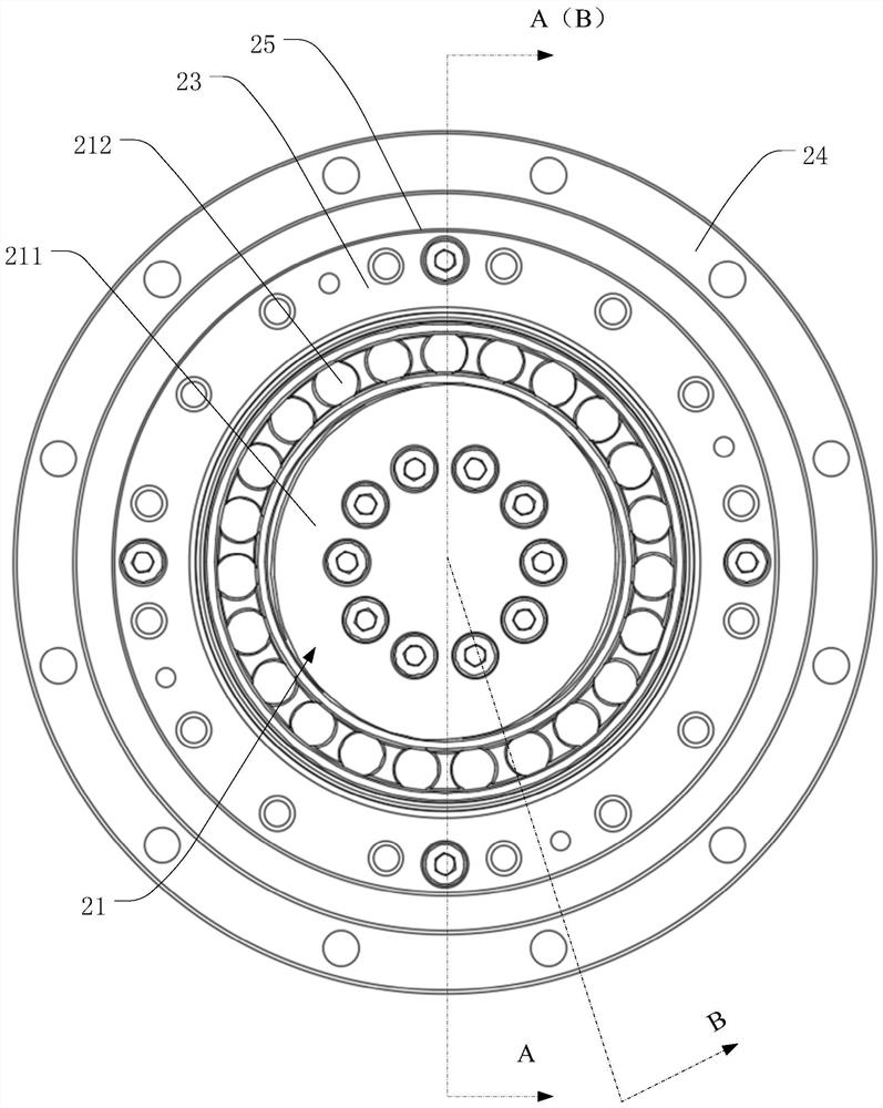 Two-stage harmonic speed reduction equipment