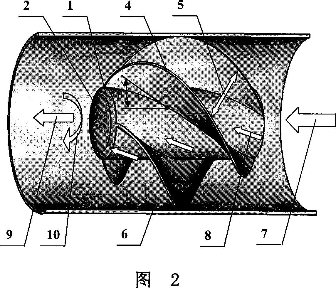 Member for online cleaning and removing scale of heat exchange tube