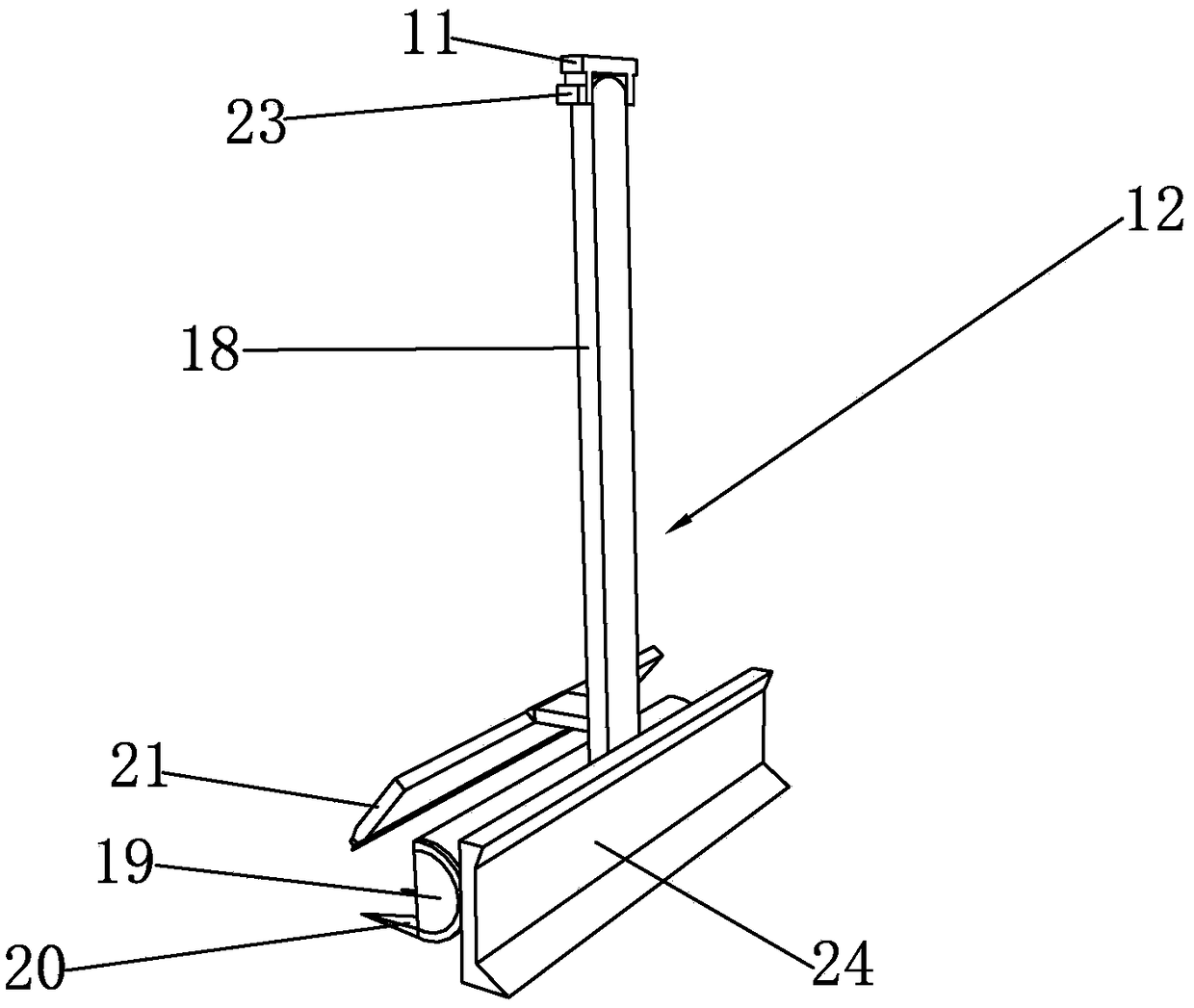 Desilting device for reservoir and desilting method thereof