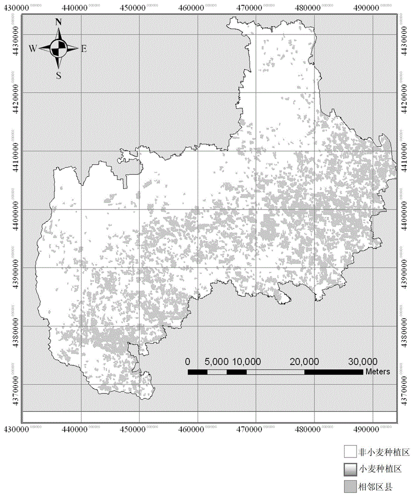 Fertilization decision method based on crop growth remote sensing monitoring information