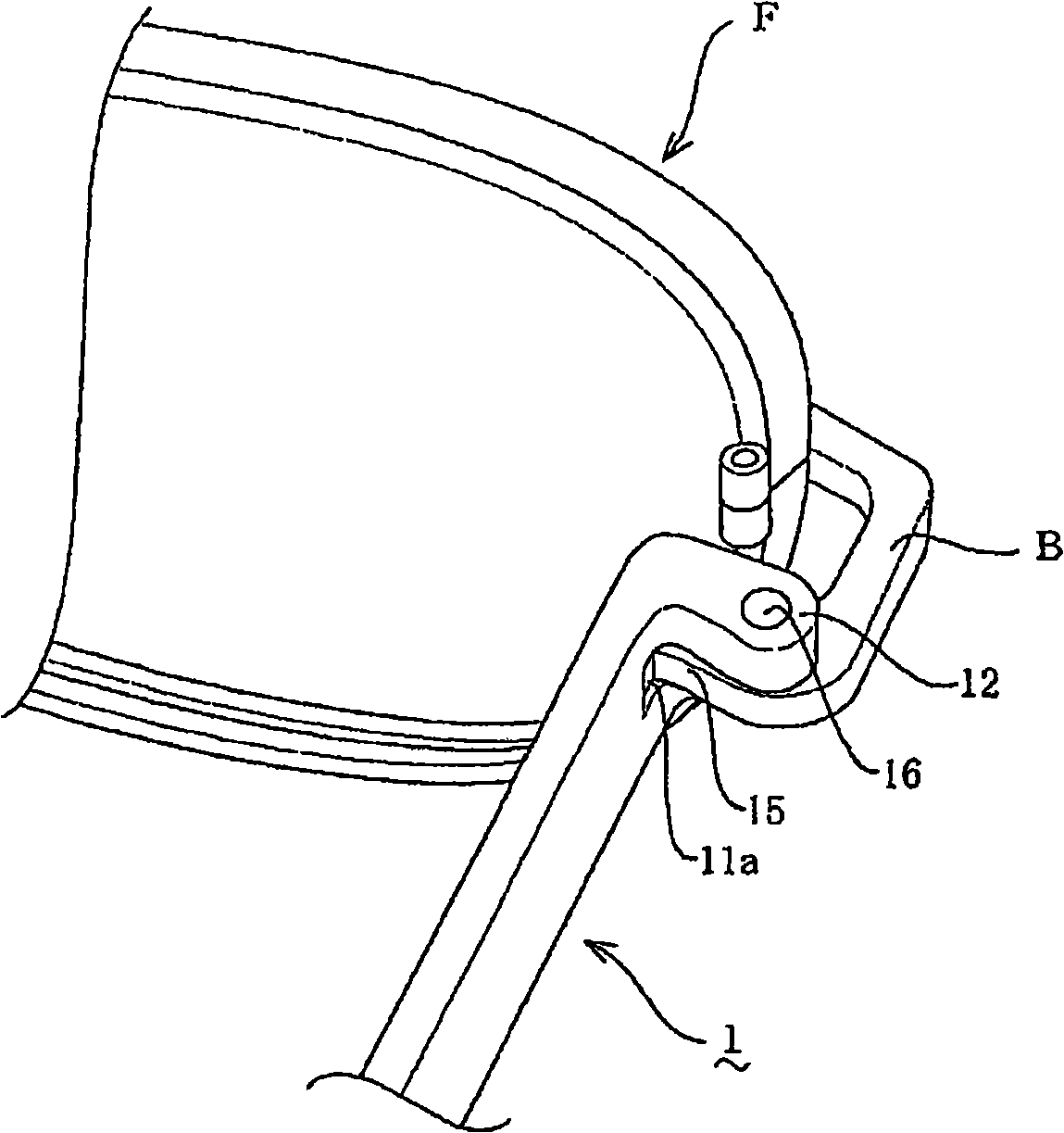 Thin spring hinge mechanism of glasses temple