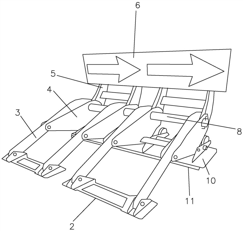 Large vehicle forced stopping device and forced parking method thereof