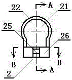 Split combined plastic hanger