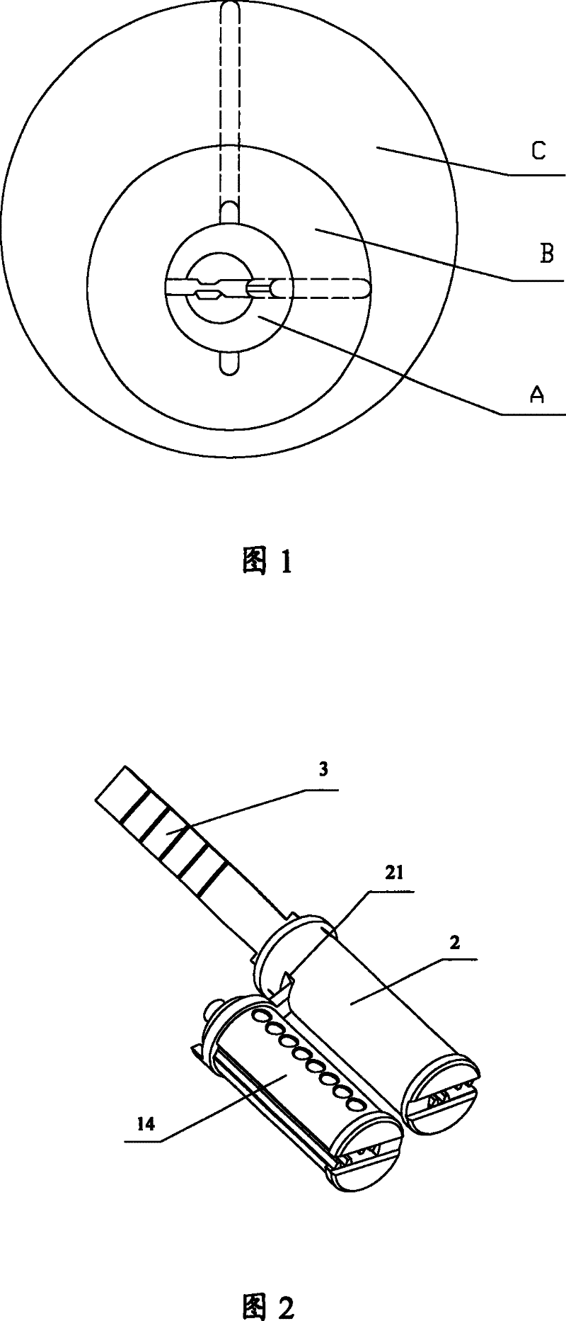 Assembling lock core and assembling lock