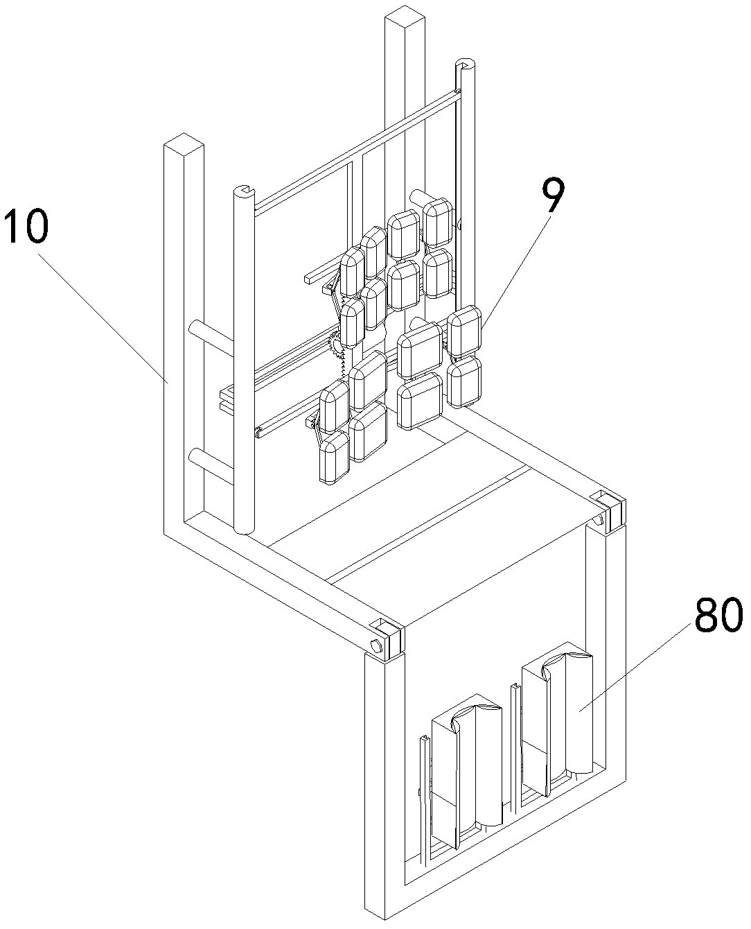 Multifunctional automatic human body scrubbing device