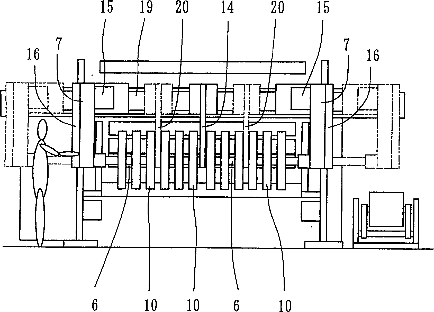 Winding device of slitter