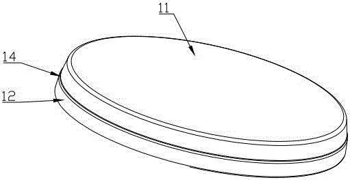 Paper cup cover and processing technology thereof