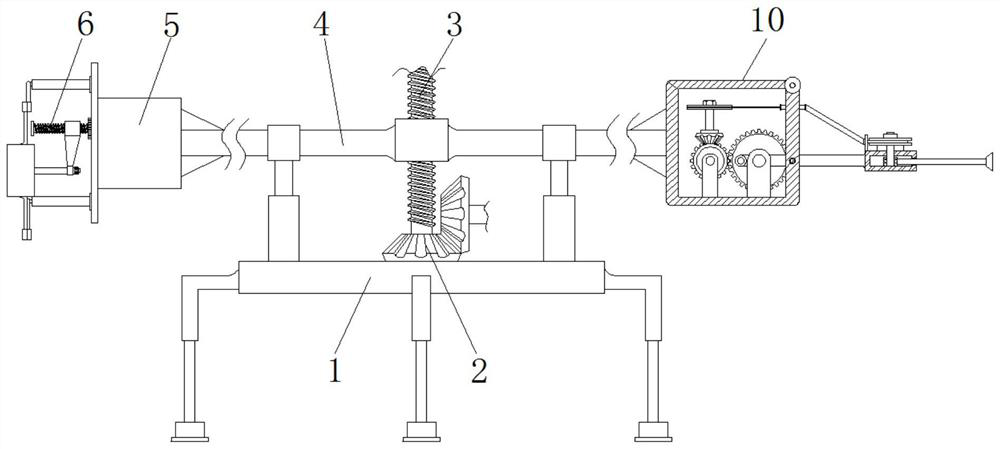 Decoration guniting screeding device convenient to maintain