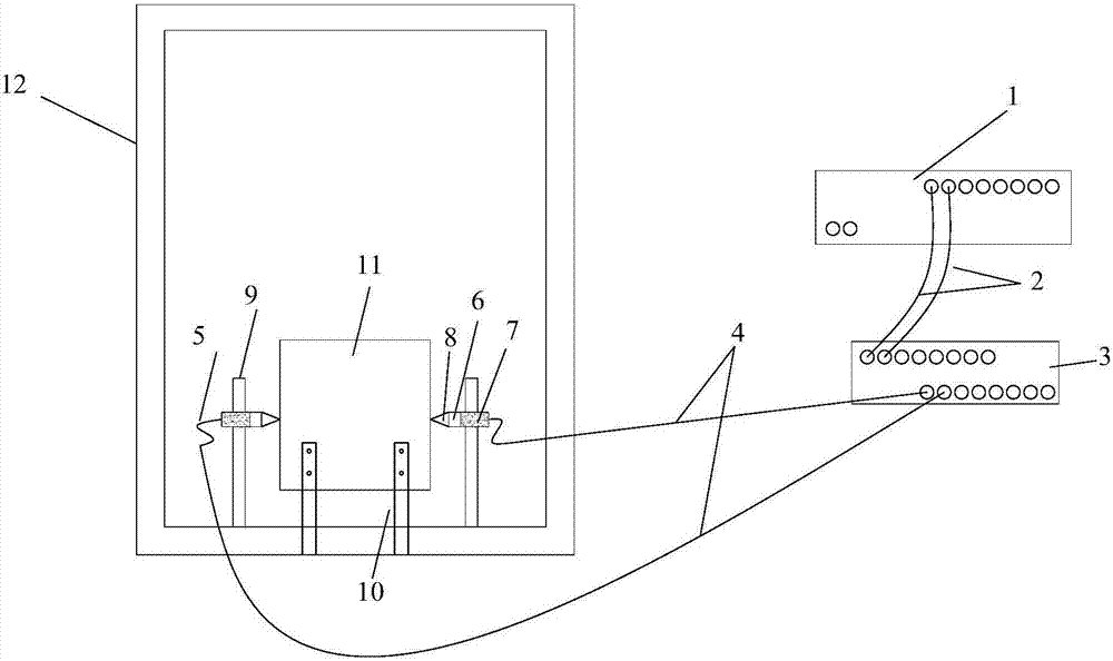 Experimental loading system and method for studying the mechanism of moving crack interaction