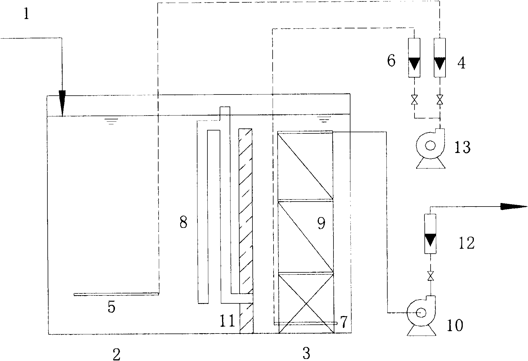 Sand-based flat membrane-bioreactor