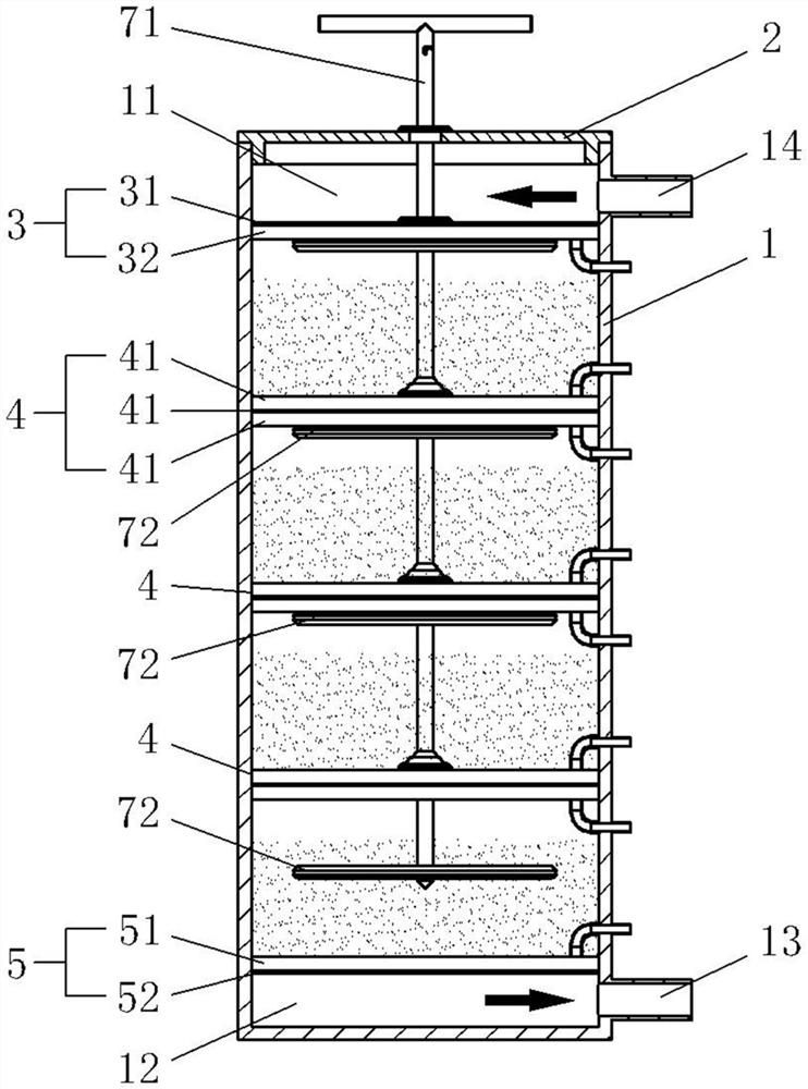 Multi-medium filter for filtering tap water