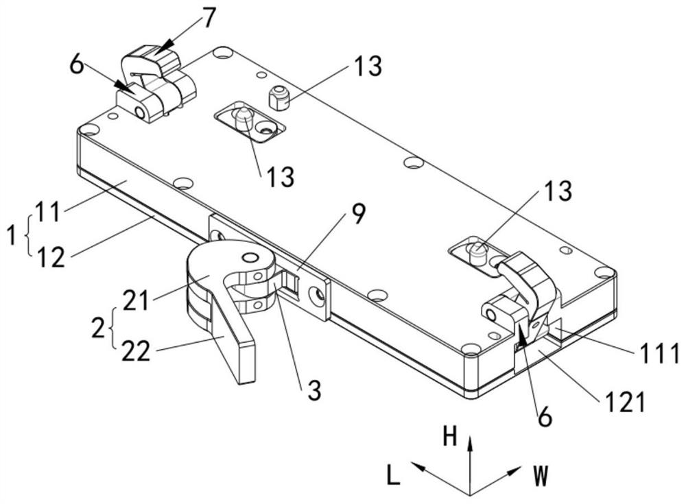 A manual positioning and clamping device