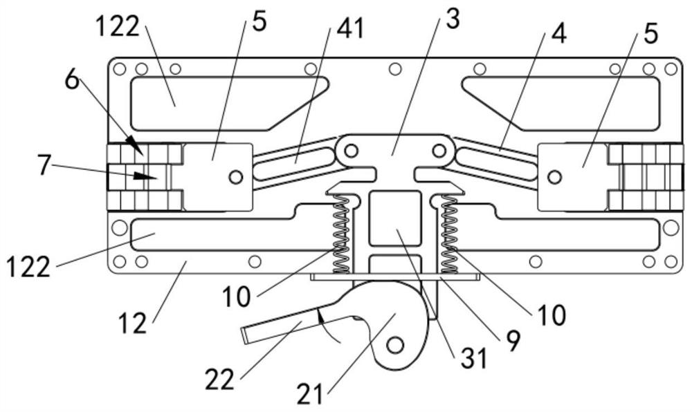 A manual positioning and clamping device