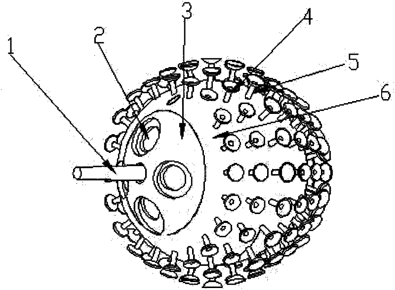 Wireless detecting ball for dangerous area detection