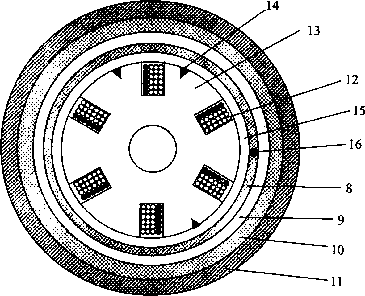 Optical cable laid in sewer line and laying method thereof